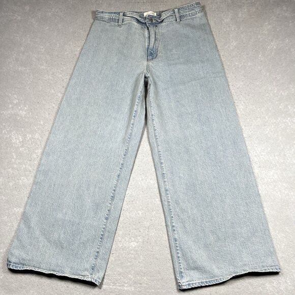 Universal Thread Jeans Womens Size 14 Sailor Wide Leg Piernra Ancha Me - Picture 1 of 12